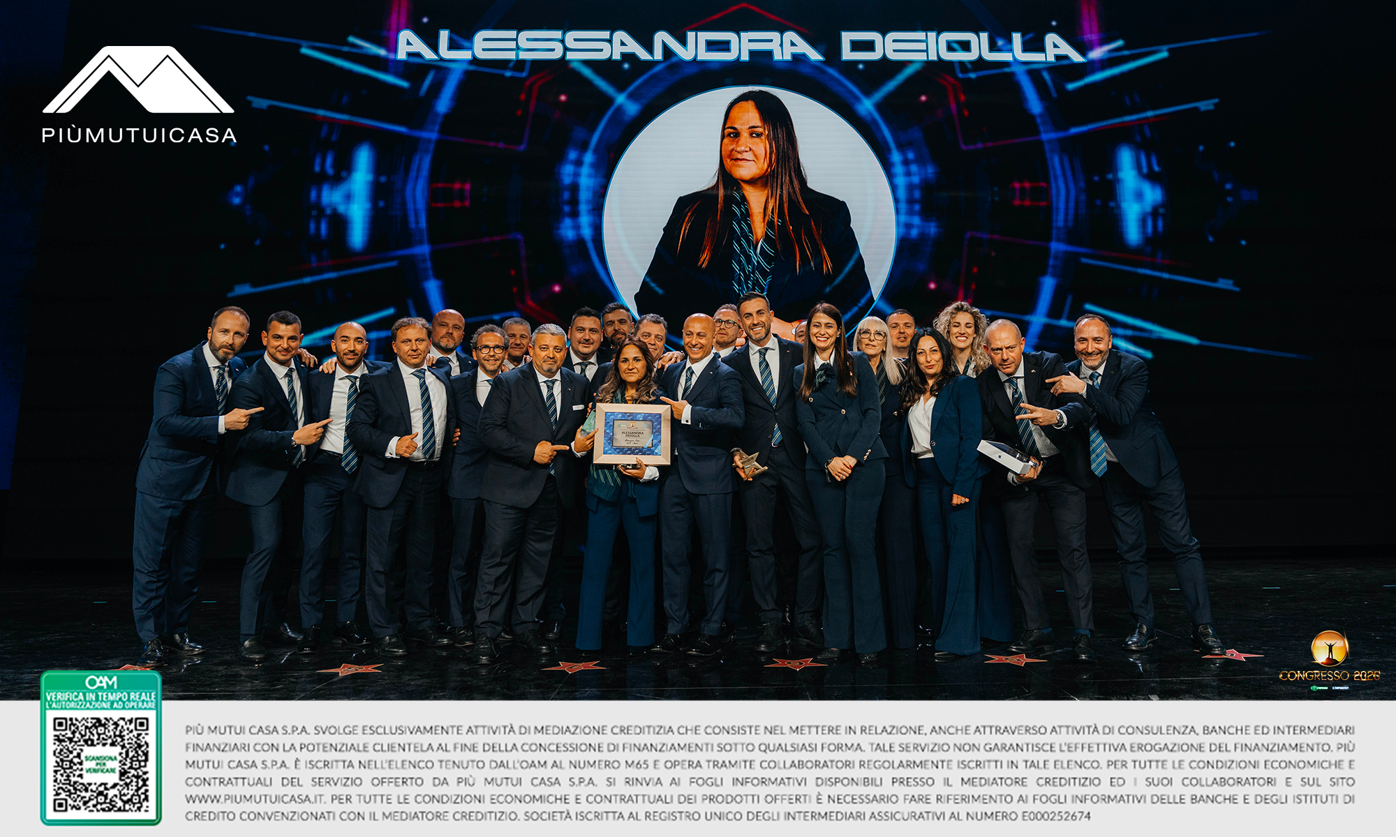 Alessandra Deiolla, miglior manager PMC dell\'anno 2025 al Congresso Nazionale Tempocasa 2026
